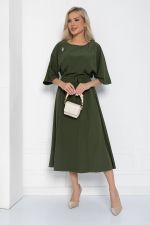 Платье Воздушный полёт (зеленая сосна) П12476-15 LT Collection