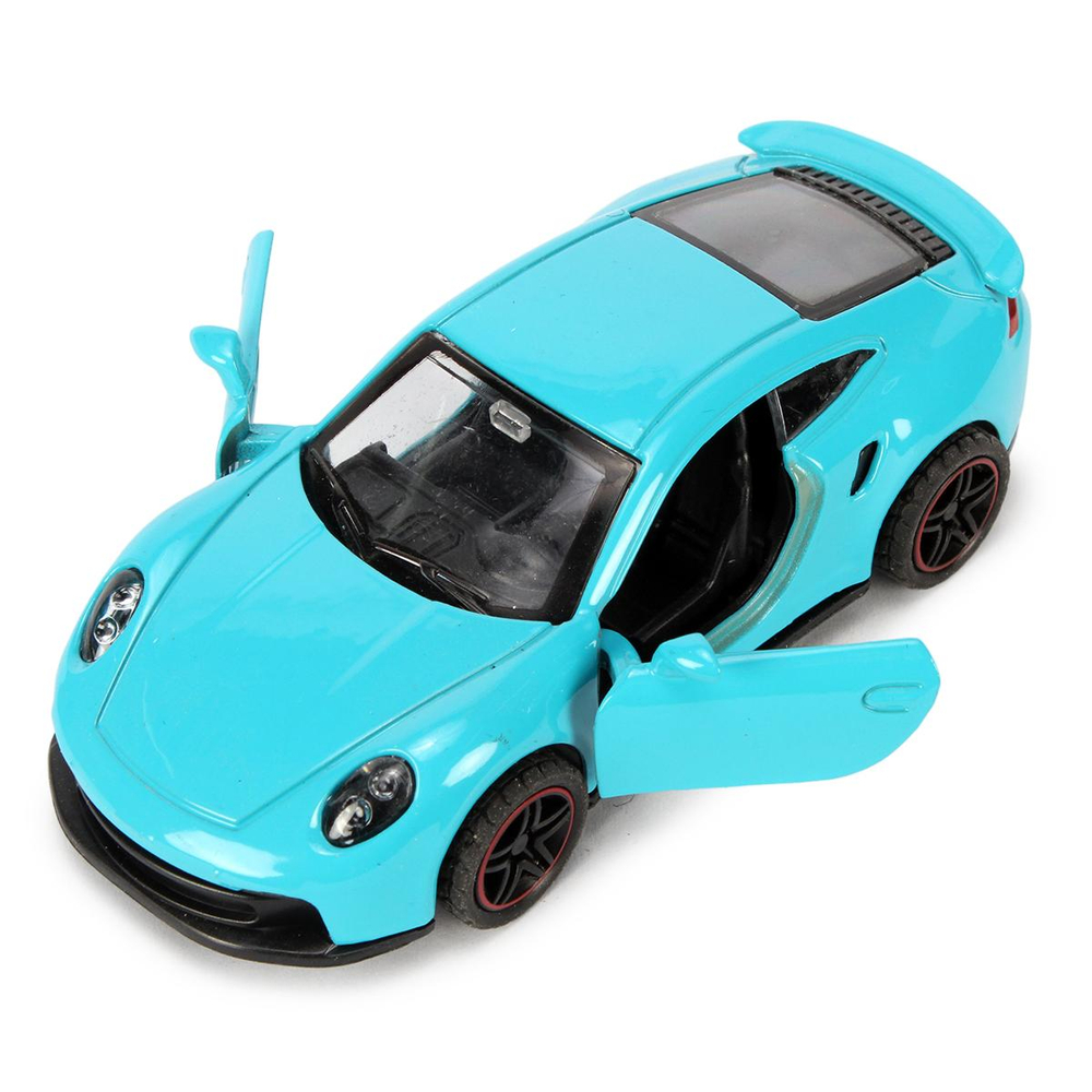 Модель ин. мет. "Porshe 911 Turbo" 10.5см, двери, 2208C0360-R2 (Технопарк)