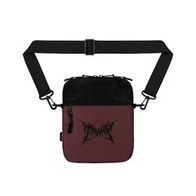 Сумка через плечо ТАЙНА LogoDL1 бордо-чер. / чер.