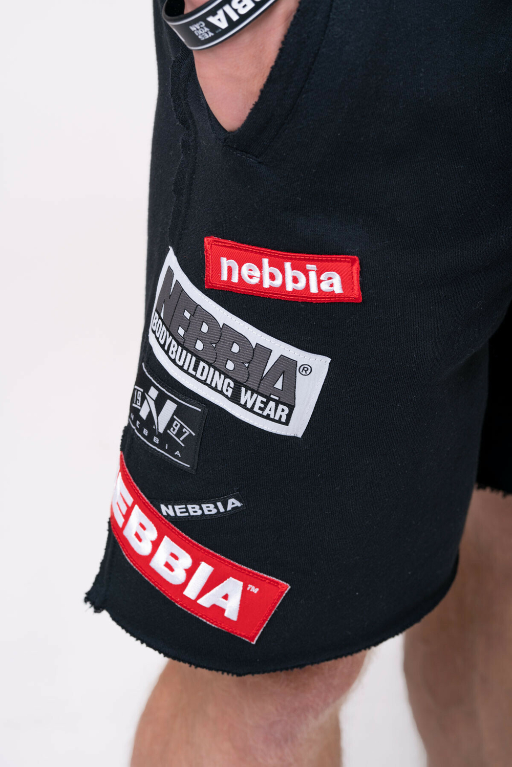 Шорты NEBBIA Labels Shorts 178 Черные