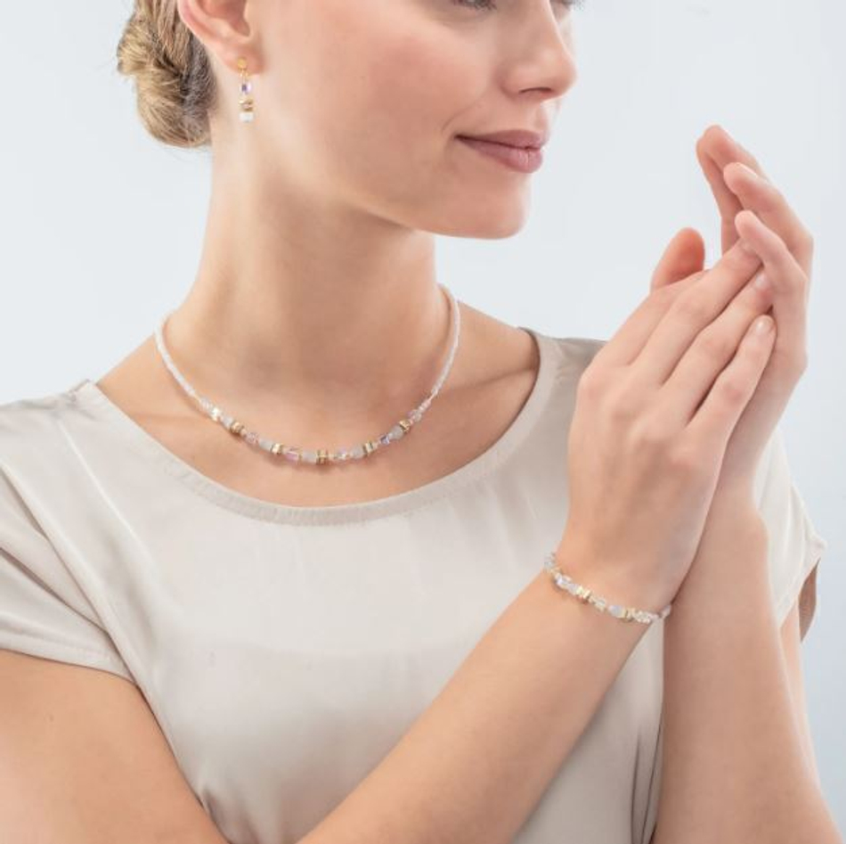 Колье Coeur de Lion White-Gold 4565/10-1416