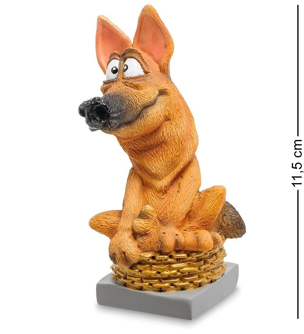RV-906 Статуэтка Собака Немецкая овчарка «Желаю роскошного окружения» (W.Stratford)