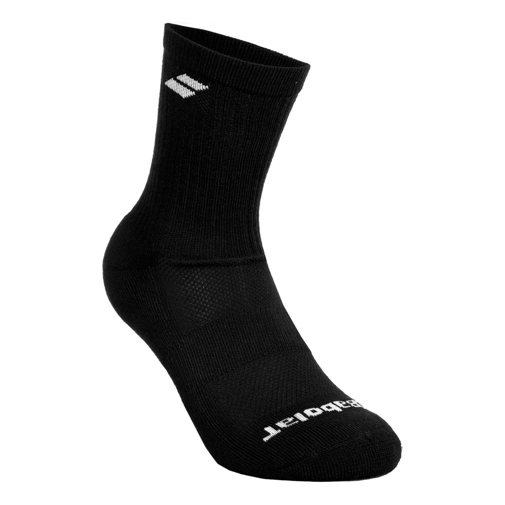 Babolat Tennis Socks 3 Pack - Black, White