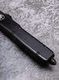 Тактический нож фронтально выкидной автоматический Microtech Черный