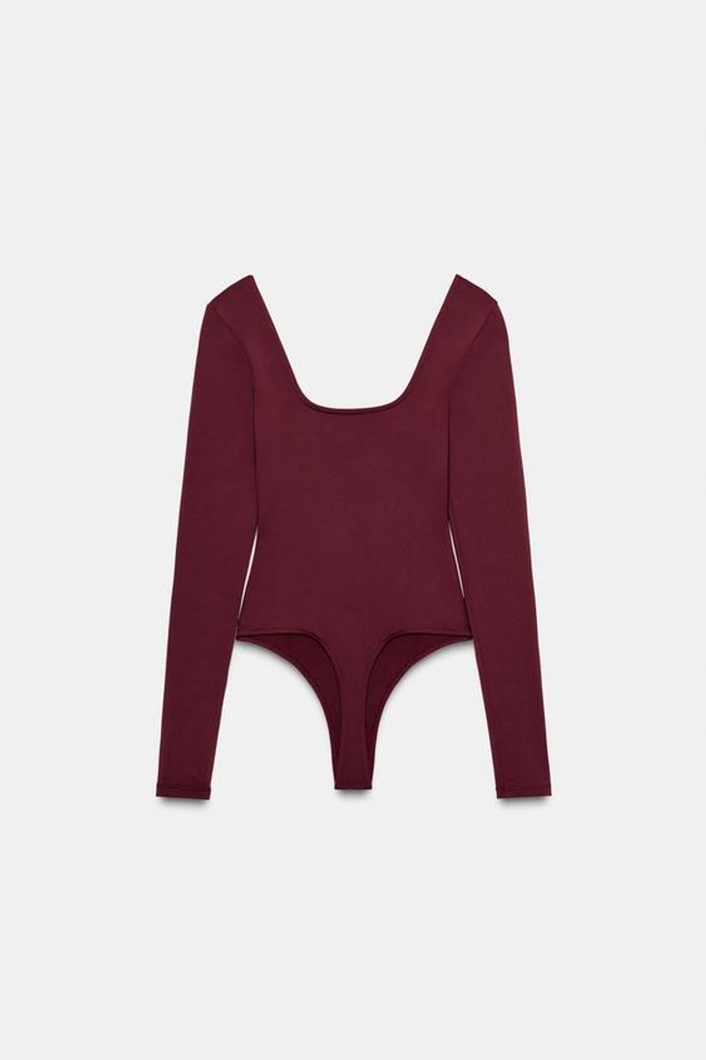 БОДИ С КВАДРАТНЫМ ВЫРЕЗОМ ИЗ ПОЛИАМИДА - ZARA