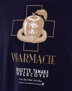 UNDERCOVER x BRIGITTE TANAKA ТОЛСТОВКА ФИОЛЕТОВАЯ PHARMACIE