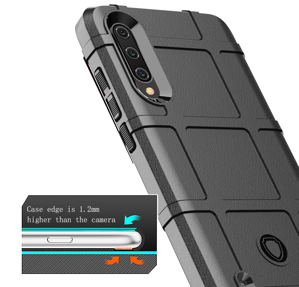 Чехол для Xiaomi Mi A3 (CC9E) цвет Black (черный), серия Armor от Caseport