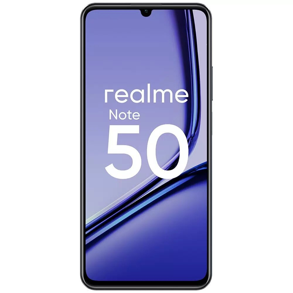 Смартфон realme Note 50 4/128 ГБ RU, Dual nano SIM, полуночно-черный
