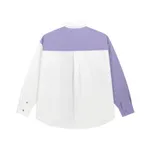 Сорочка Ymkashix Puff белый/фиолетовый