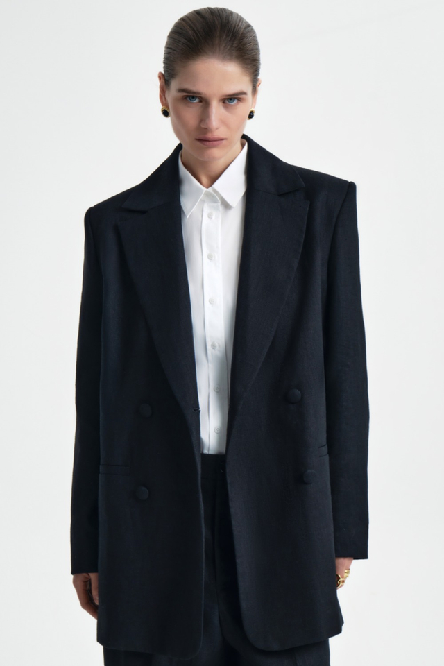 Жакет льняной oversize