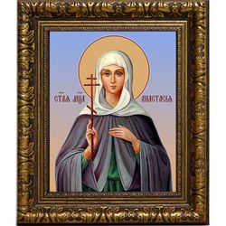 Анастасия мученица. Икона на холсте.