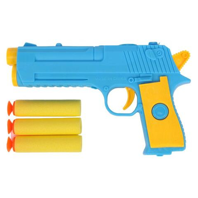 Пистолет с мягк.пулями, пакет 568-11