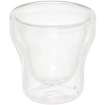 Стакан стеклянный с двойными стенками 80мл «Хай-Тек» 6,7*7см