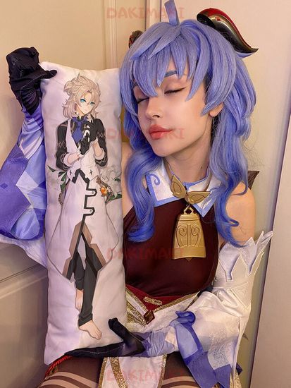 Мини дакимакура Альбедо (Геншин) из Геншин Импакт | Genshin Impact арт. M0934, 60х20 см