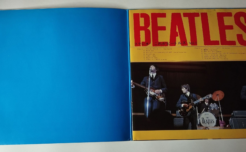 Винтажная виниловая пластинка LP The Beatles Please Please Me (Japan 1973) (No Obi) Twist And Shout