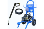 Мойка высокого давления C-TECH (200 бар, 15 л/мин, 5.5кВт) ByPass + комплект ручной мойки TR2015ET1E1BP2FM-10-SPG6