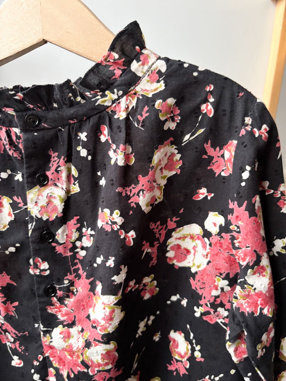 Хлопковая блузка Bonpoint, 128