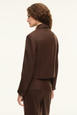 Жакет на молнии ((Андреа Сакс)), коричневый