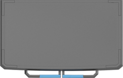 Пластиковая тумба Keter Linear Base Cabinet