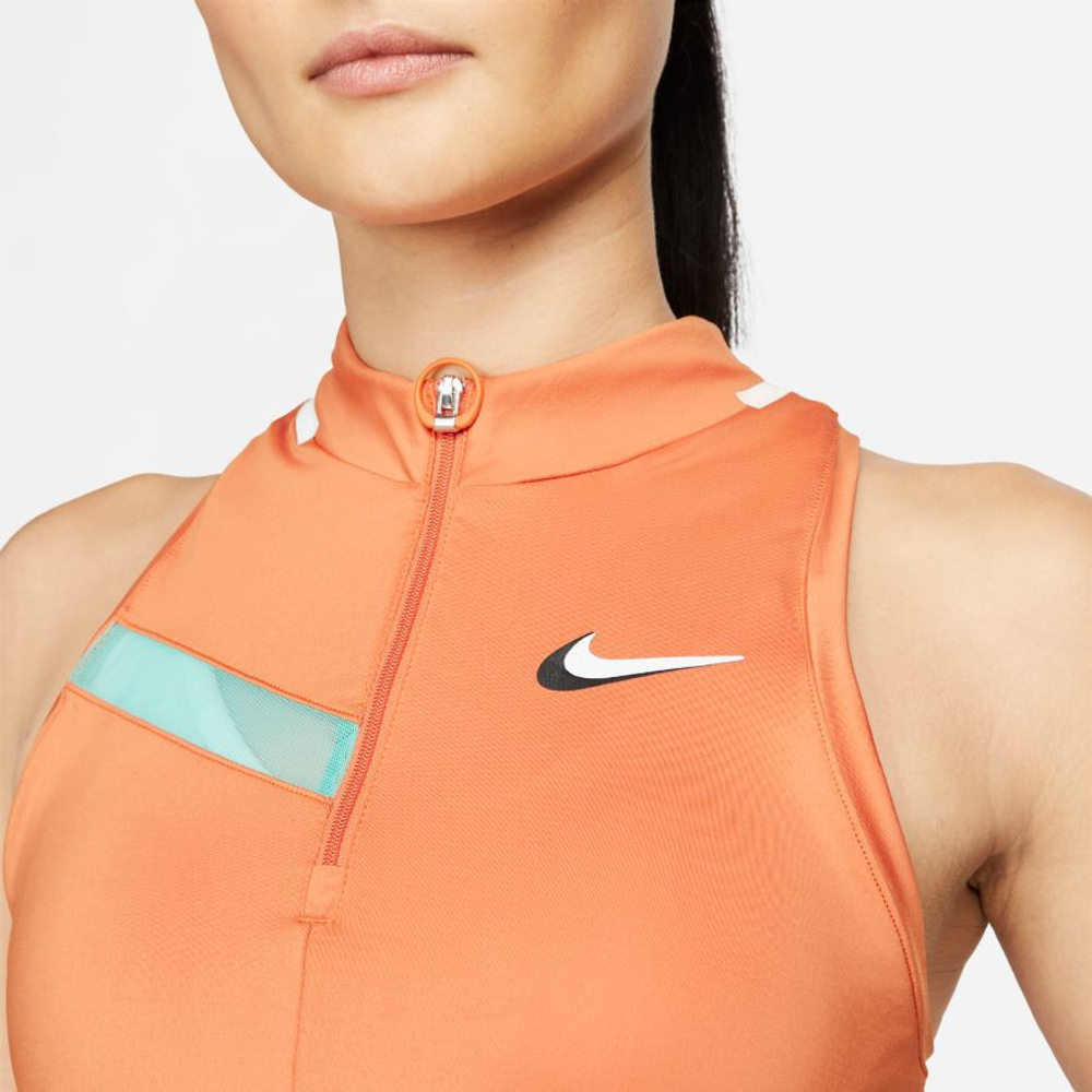 Женский топ теннисный Nike Dri-Fit Slam Tank W - Оранжевый