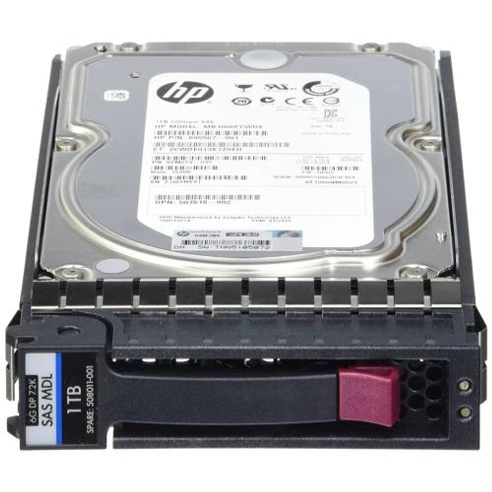 Жесткий диск HP 1TB 3G SAS 7.2K RPM LFF DP MIDLINE 9ZM273-035