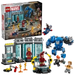 Конструктор LEGO Marvel 76315 Лаборатория Железного человека: Зал доспехов