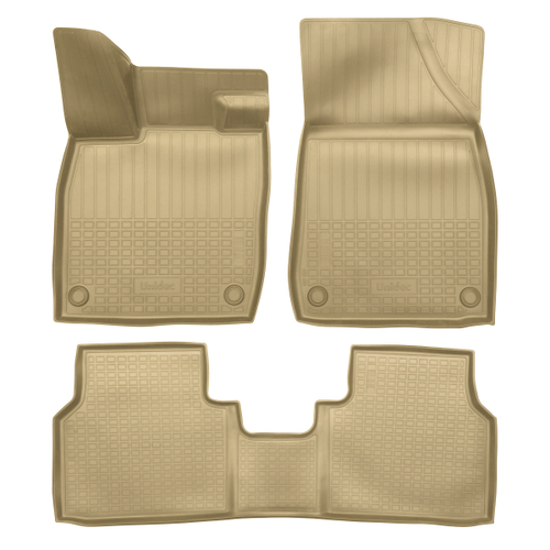 Ковры в салон Norplast/Unidec для Volkswagen ID.4 (2020-) ,Бежевый, арт.NPA11-C95-210-B