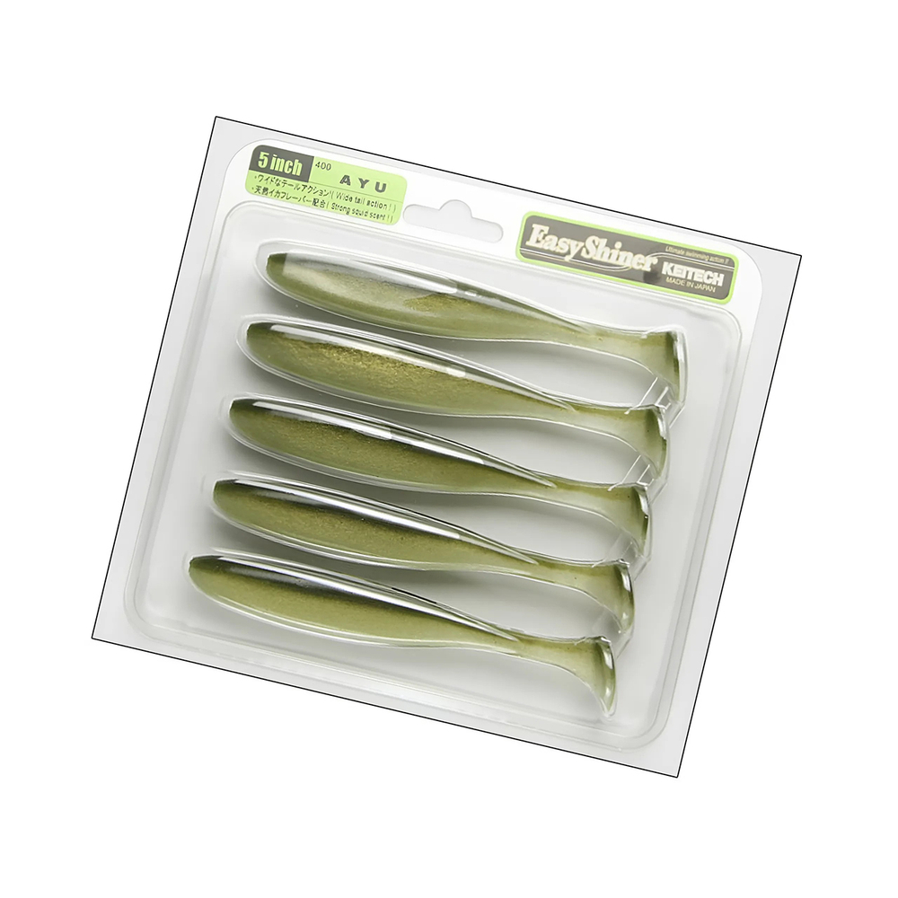 Приманка силиконовая Keitech Easy Shiner 6.5", 23,4г, цвет EA#15 Grape Chart Red FLK