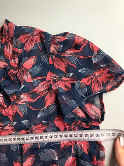 Блузка oodji тонкая, в рубашечном стиле, визуально на 46-48 размер