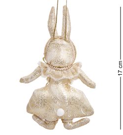 РусКукла RK-455/3 Кукла подвесная «Крольчиха с бутоньеркой»