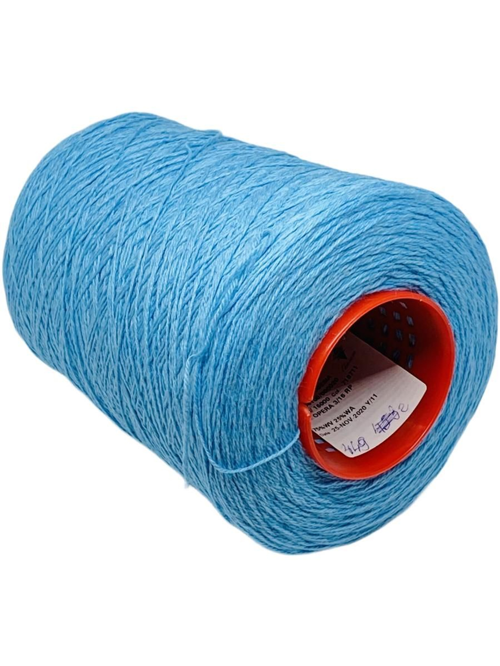 Пряжа на бобине (Италия) 75% меринос 25% ангора 508г 100г-533м