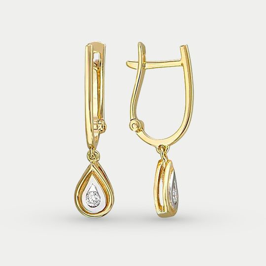 Серьги золотые