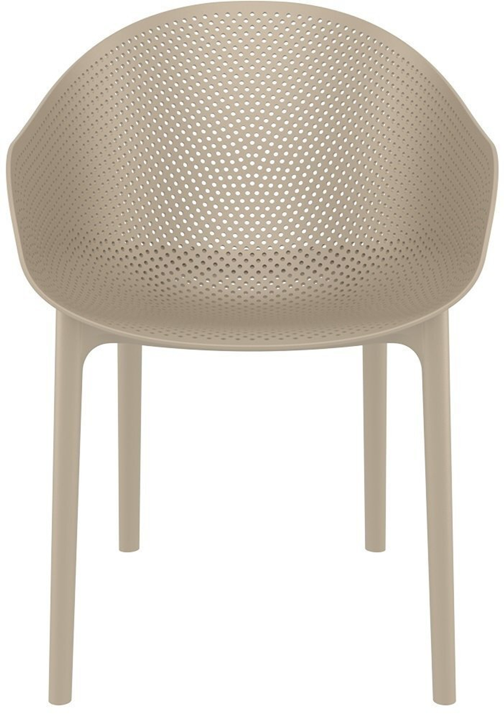 Комплект пластиковой мебели Siesta Contract Sky, бежевый