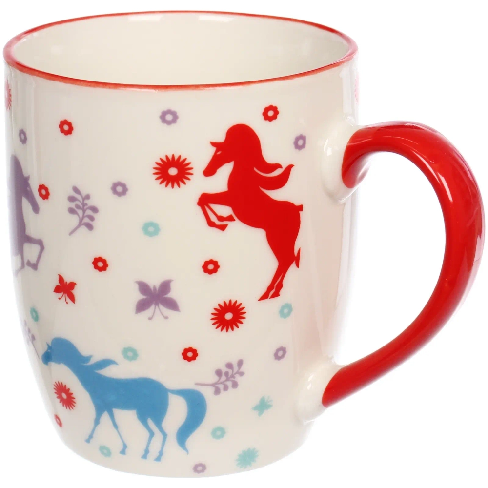 Кружка керамическая 210мл «Звездные лошади», микс рисунков