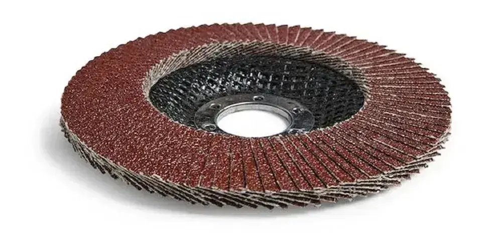 Круг лепестковый торцевой 125 x 22.2 x 22; P40