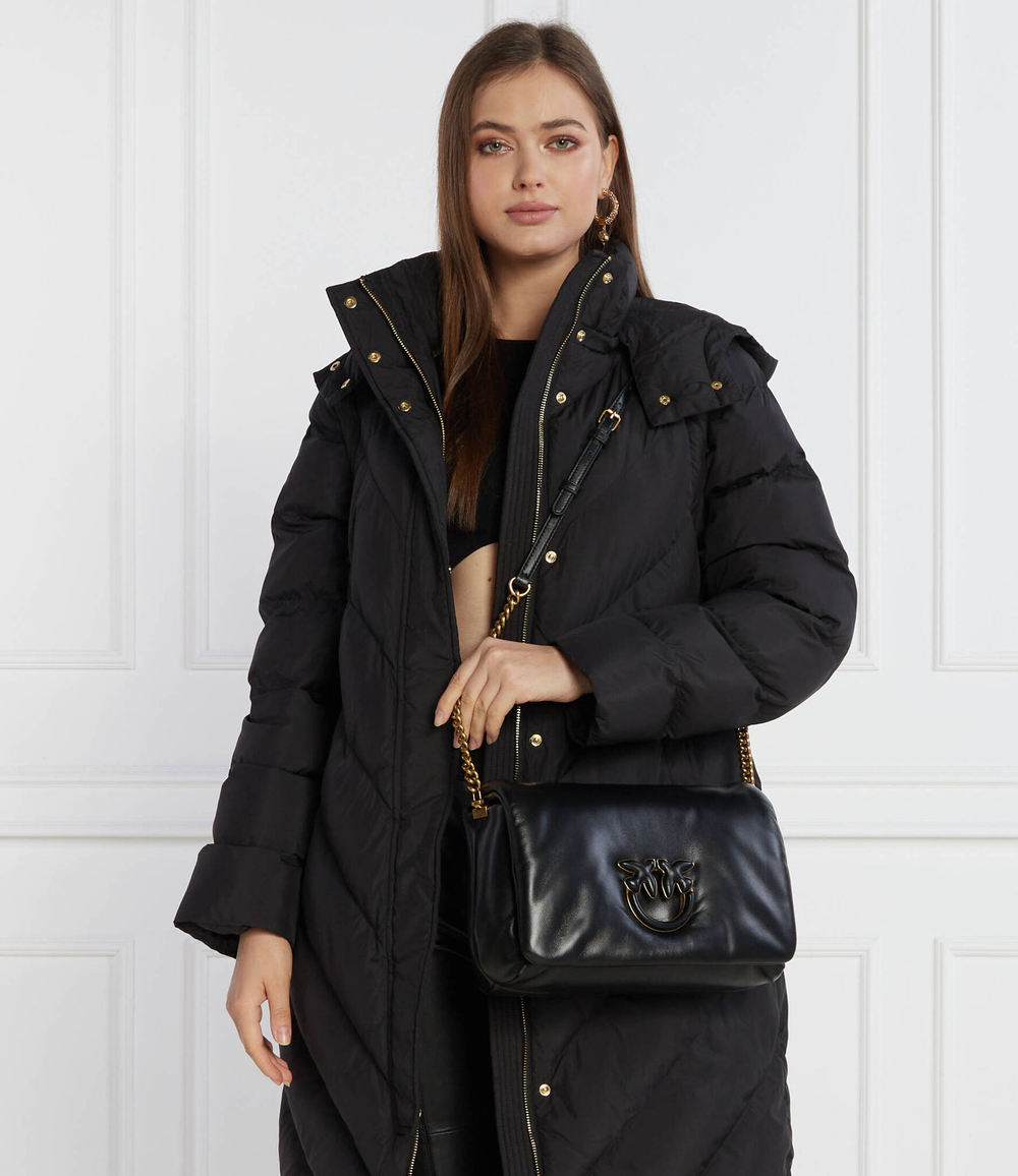 Кожаная сумка через плечо LOVE CLICK PUFF CLASSIC SHEEP Pinko - черный(101585 A10F)