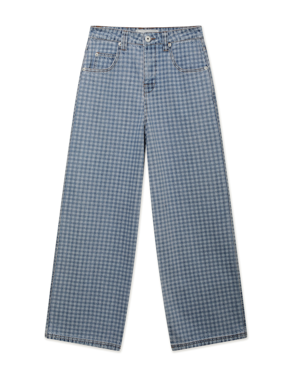 Джинсы (Wide Fit) Gingham Jean