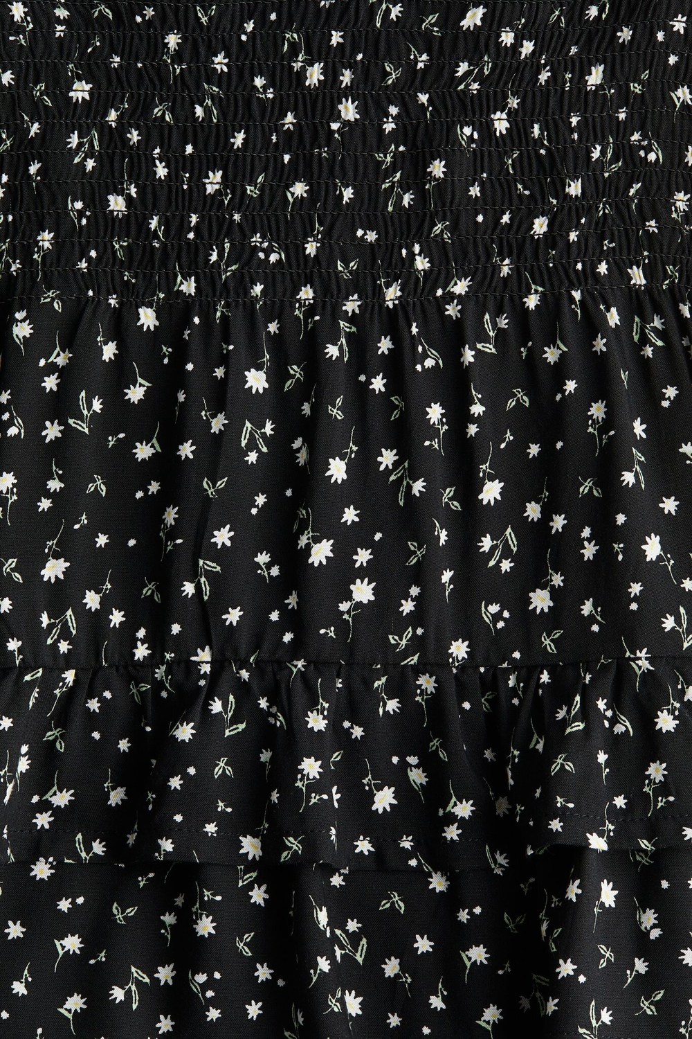 H&M Платье с плиссированными деталями, черный