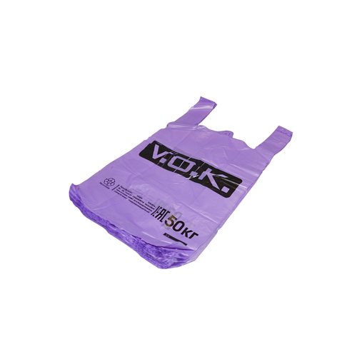 Пакет майка 30+15х55 (А9) VOК фиолет 100/1000