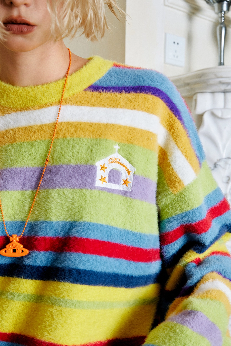 [FROM MOSCOW] Свитер DONSMOKE Multicolour Plush Sweater