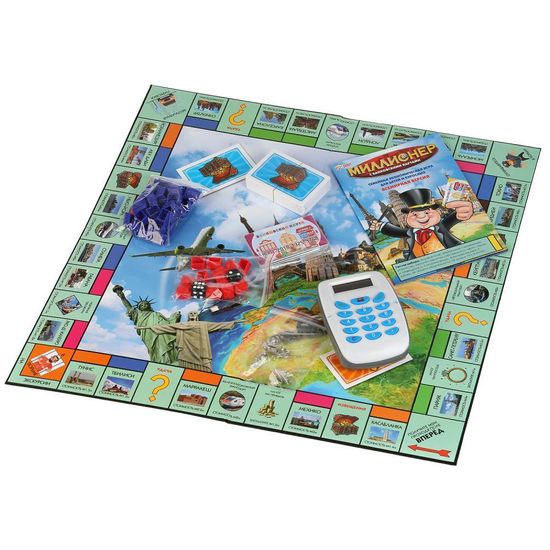 Настольная игра "миллионер с банковскими картами" Умные игры
