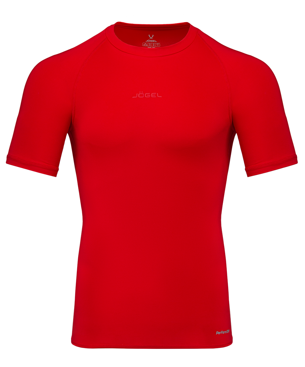 Футболка компрессионная Jögel PerFormDRY Baselayer Tee SS 2, красный