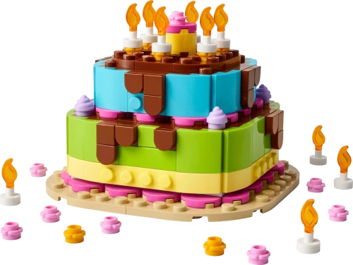 Конструктор LEGO 40815 Торт на день рождения