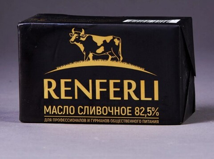 Масло сливочное 82,5%, RENFERLI 400 г