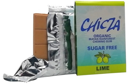 CHICZA ORGANIC Жевательная резинка органическая биоразлагаемая со вкусом мексиканского лайма без сахара 30г