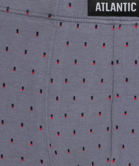 Трусы мужские боксеры (3шт), Atlantic 3MH-025, серый + темно-синий + голубой