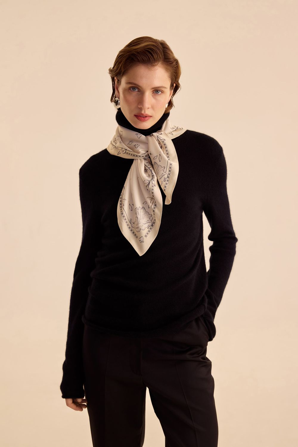 Водолазка из кашемира (Steve Jobs), черная