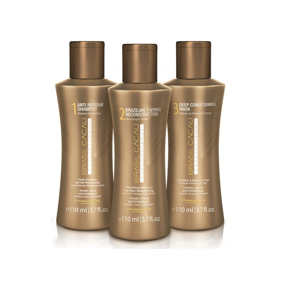 Набор для кератинового выпрямления волос Brasil Cacau Professional, 110 мл
