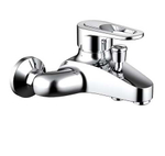 F6124182CP-01-RUS BRAVAT LOOP Смеситель для ванны с коротким изливом (к/к 4)