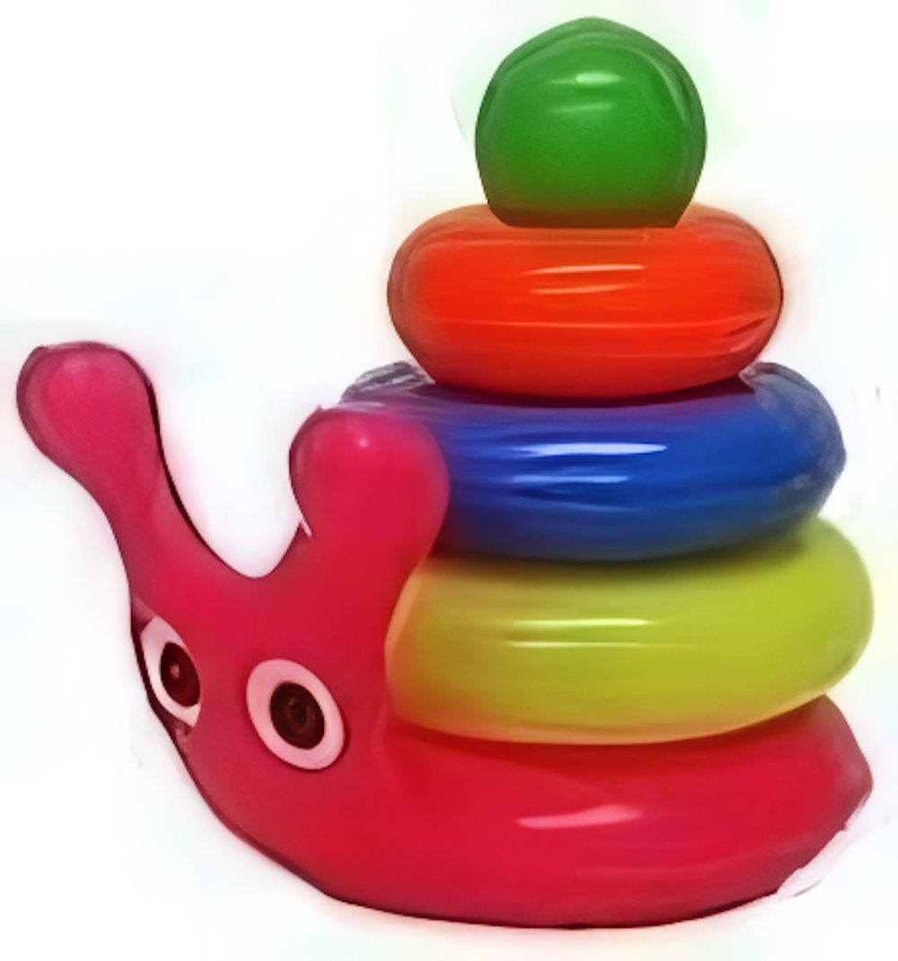 Пирамидка "Улитка" 3 кольца (Пластмастер)